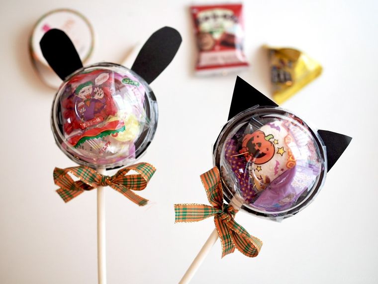 手作りハロウィンステッキ
