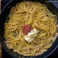 作り方 梅マヨパスタ