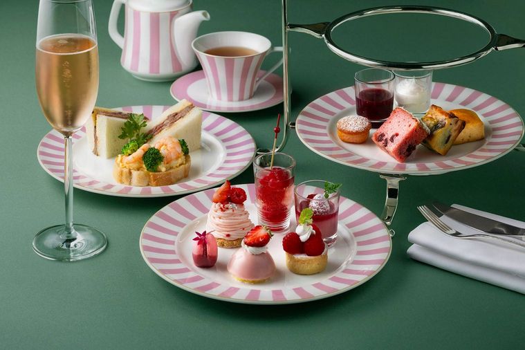 開業110周年記念PINKアフタヌーンティー