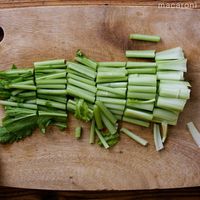 作り方 かぶの葉と塩昆布の簡単漬け