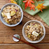 作り方 さつまいもと塩昆布の炊き込みご飯