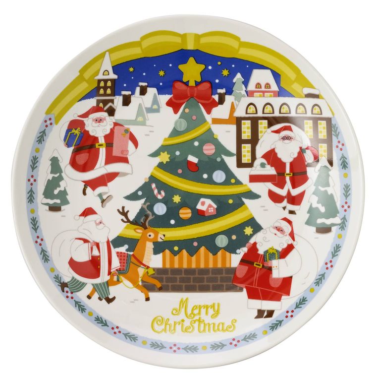 オリジナルクリスマスケーキ皿