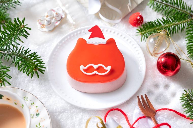 こねこサンタケーキ