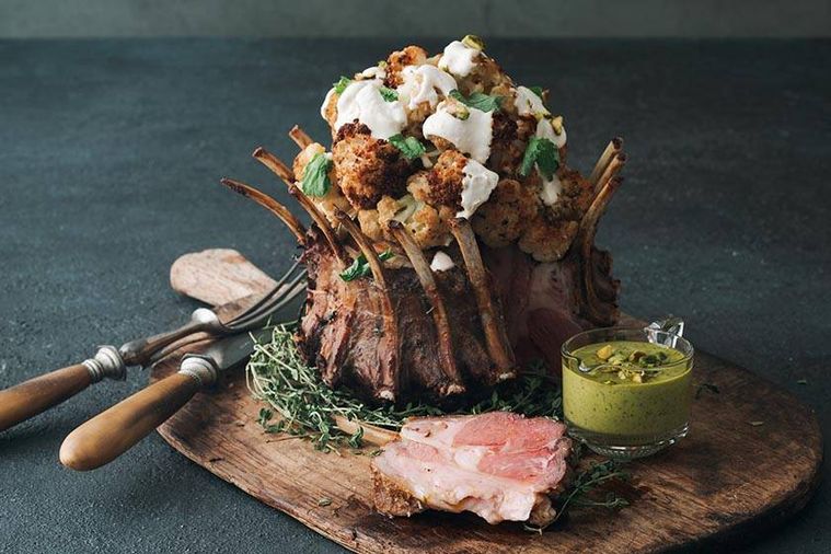 仔羊ロースのクラウンロースト