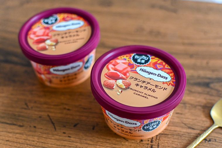 アイスのパッケージのアップ