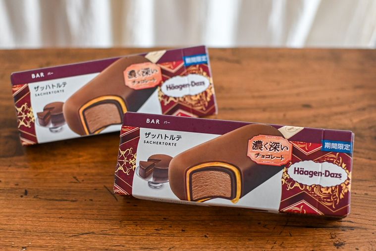 アイスのパッケージのアップ