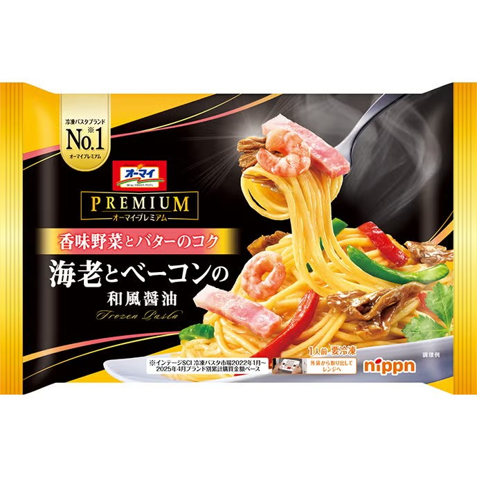 オーマイプレミアム 海老とベーコンの和風醤油