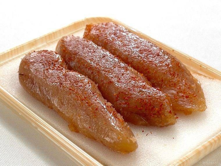 蓋を取ったパックに入った明太子