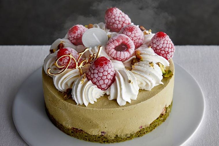 アイスケーキのアップ