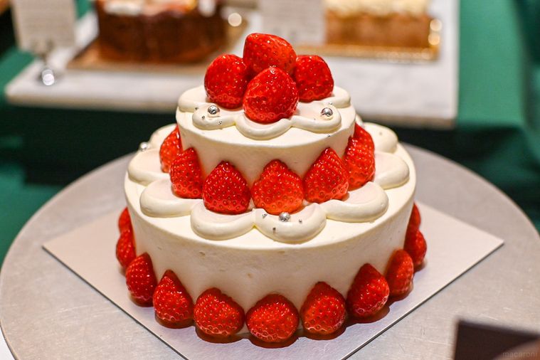 2段のクリスマスケーキ