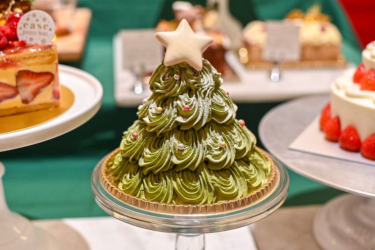 ケーキのアップ