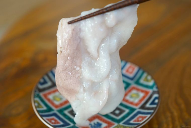 豚バラ肉のアップ
