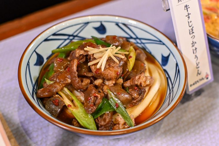 うどんのアップ