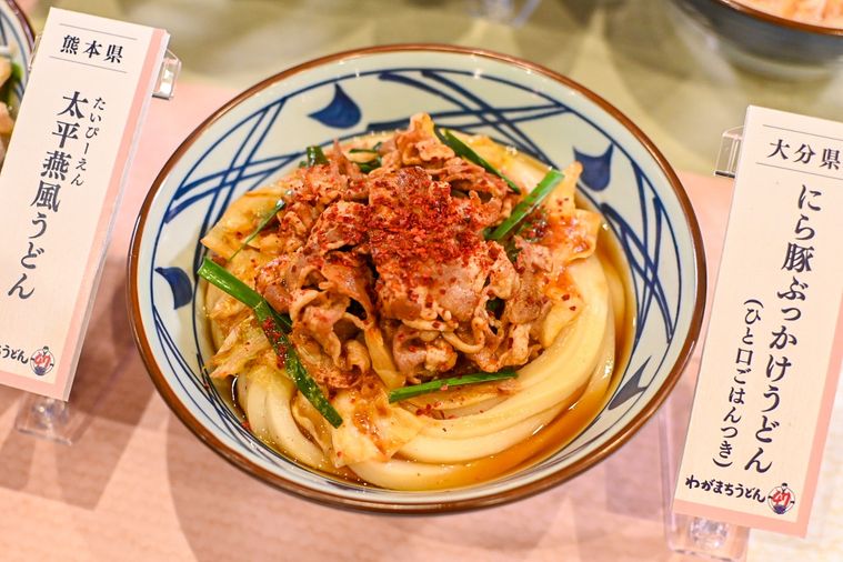 うどんのアップ