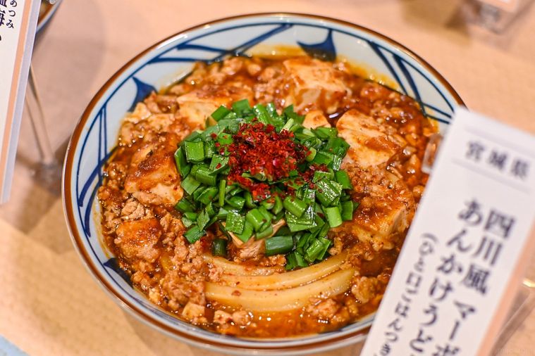 うどんのアップ