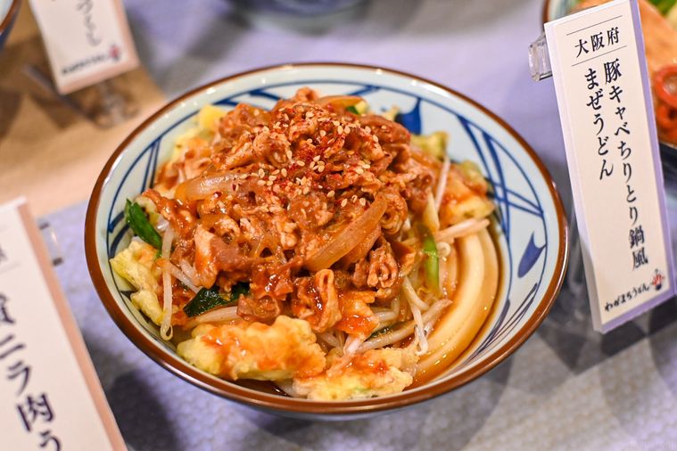 うどんのアップ