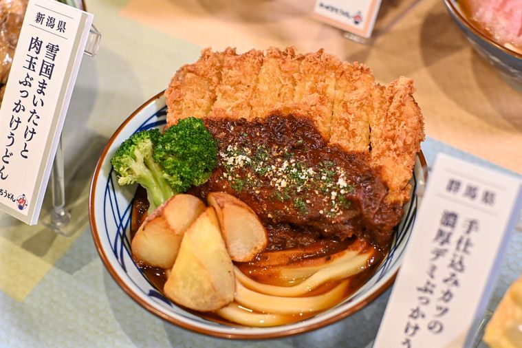 うどんのアップ