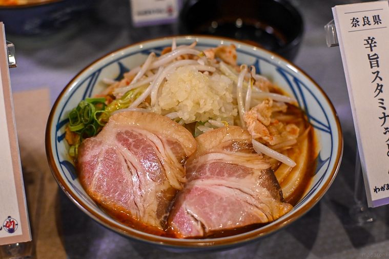 うどんのアップ