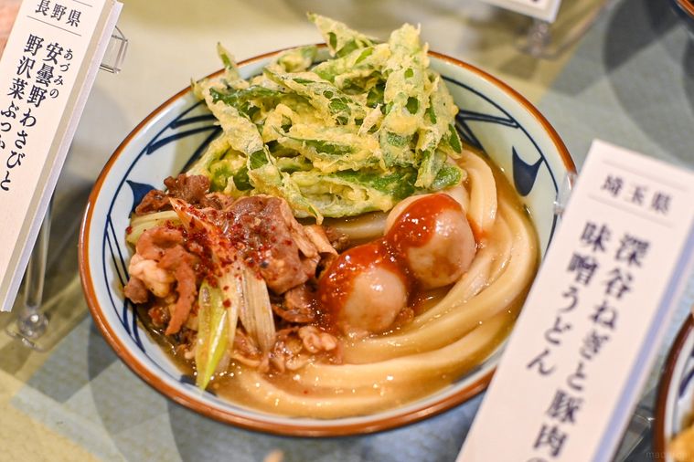 うどんのアップ