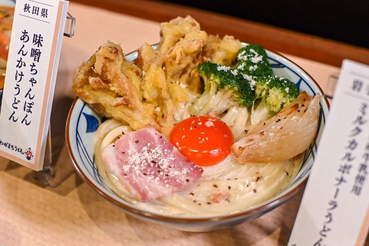 うどんのアップ