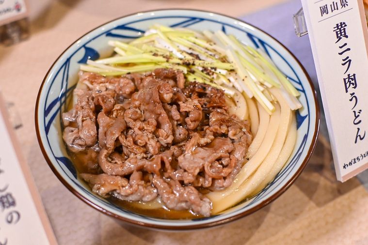 うどんのアップ