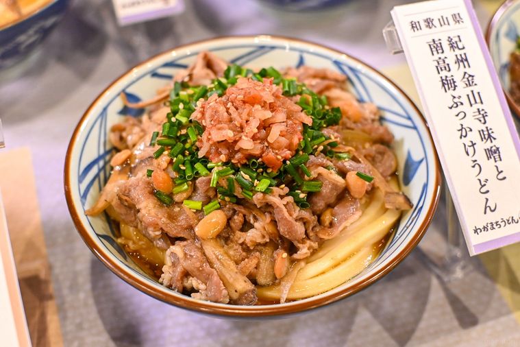 うどんのアップ