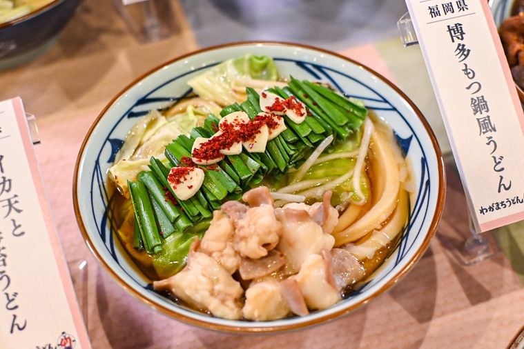 うどんのアップ