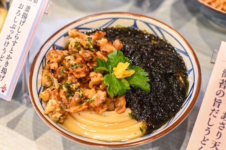 うどんのアップ