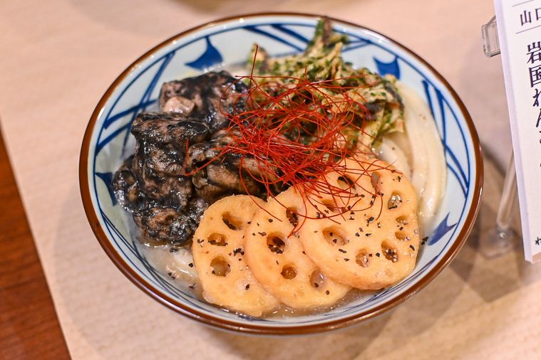 うどんのアップ