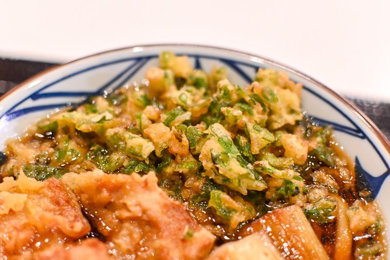 天麩羅のアップ