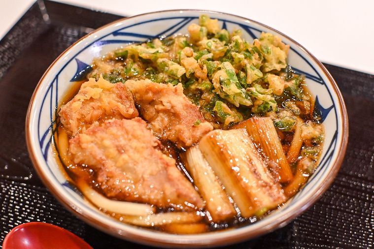 うどんのアップ