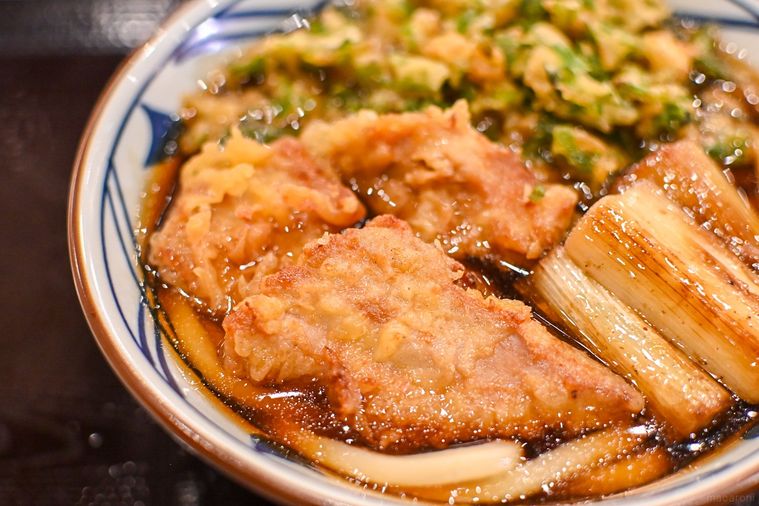 まぐろ天のアップ