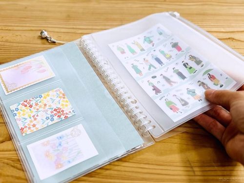 ブーム再来大人向けシール帳はどこで買える透明やおしゃれな柄入りも