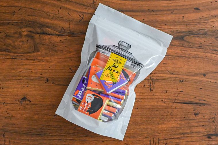 チョコレートのパッケージ