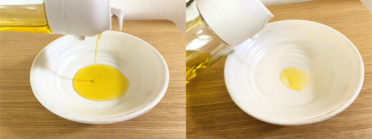 オイルスプレーボトルの2通りの使い方