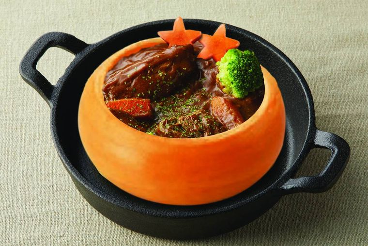 パン器のお肉ギュウギュウ 厚切り牛タンシチュー