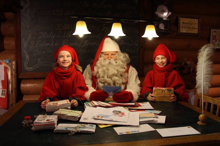 サンタグリーティングのイメージ