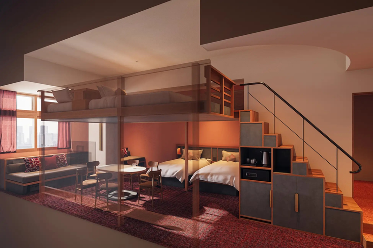 OMO7横浜のやぐらスイートの完成イメージ