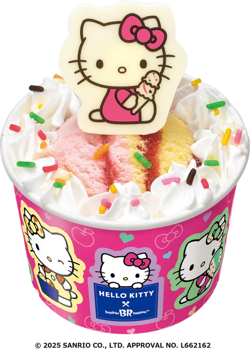 サーティワン×ハローキティ」コラボ！注目のおすすめサンデーを食べ