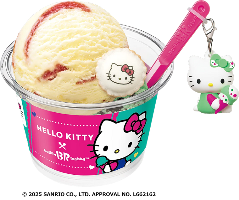 チャーム付きのサンデー