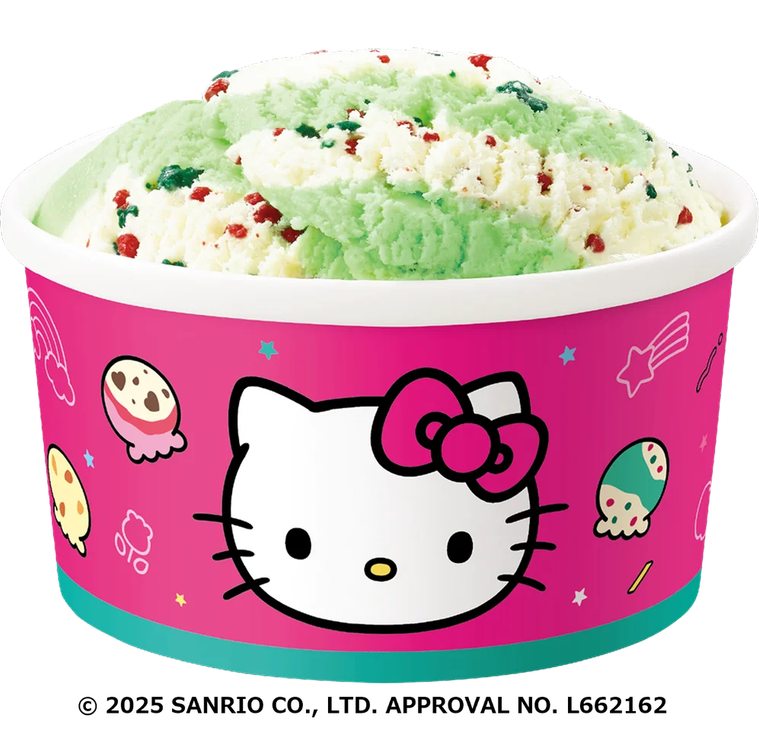 アイスのカップのアップ