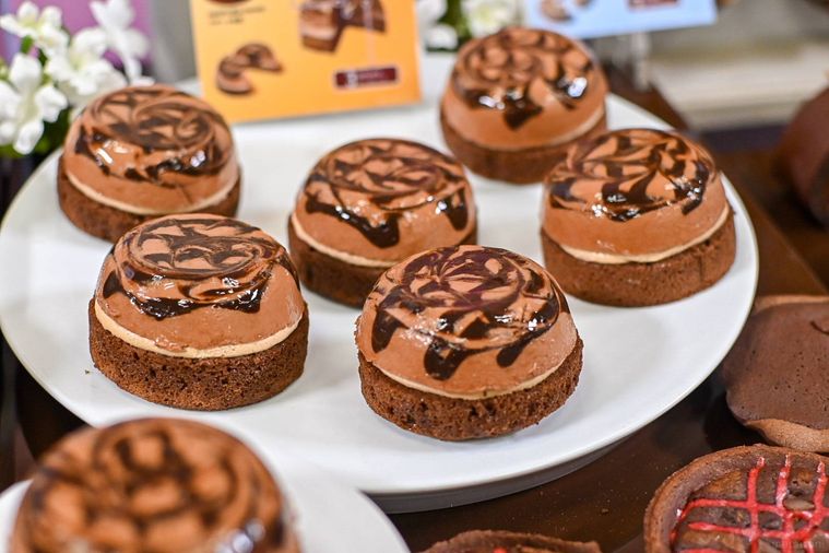 ケーキのアップ