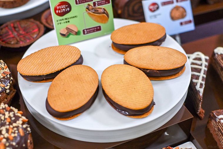 チョコサンドのアップ