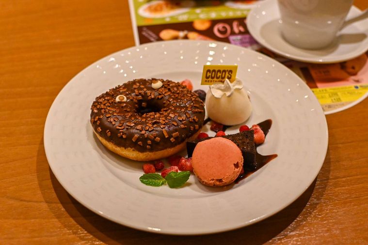 スイーツプレートのアップ