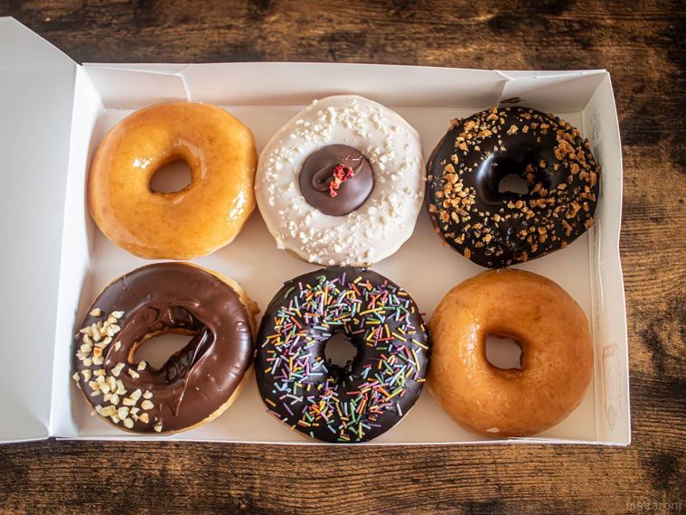 クリスピークリームドーナツヌテラおすすめダズンハーフ