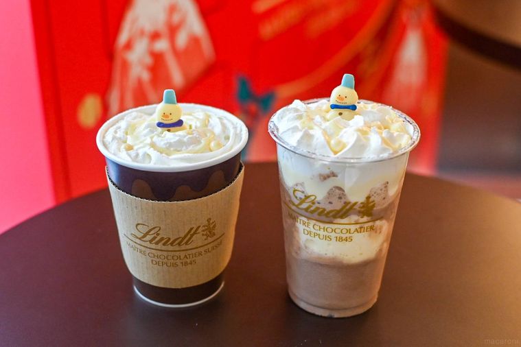 ホットとアイスのドリンク