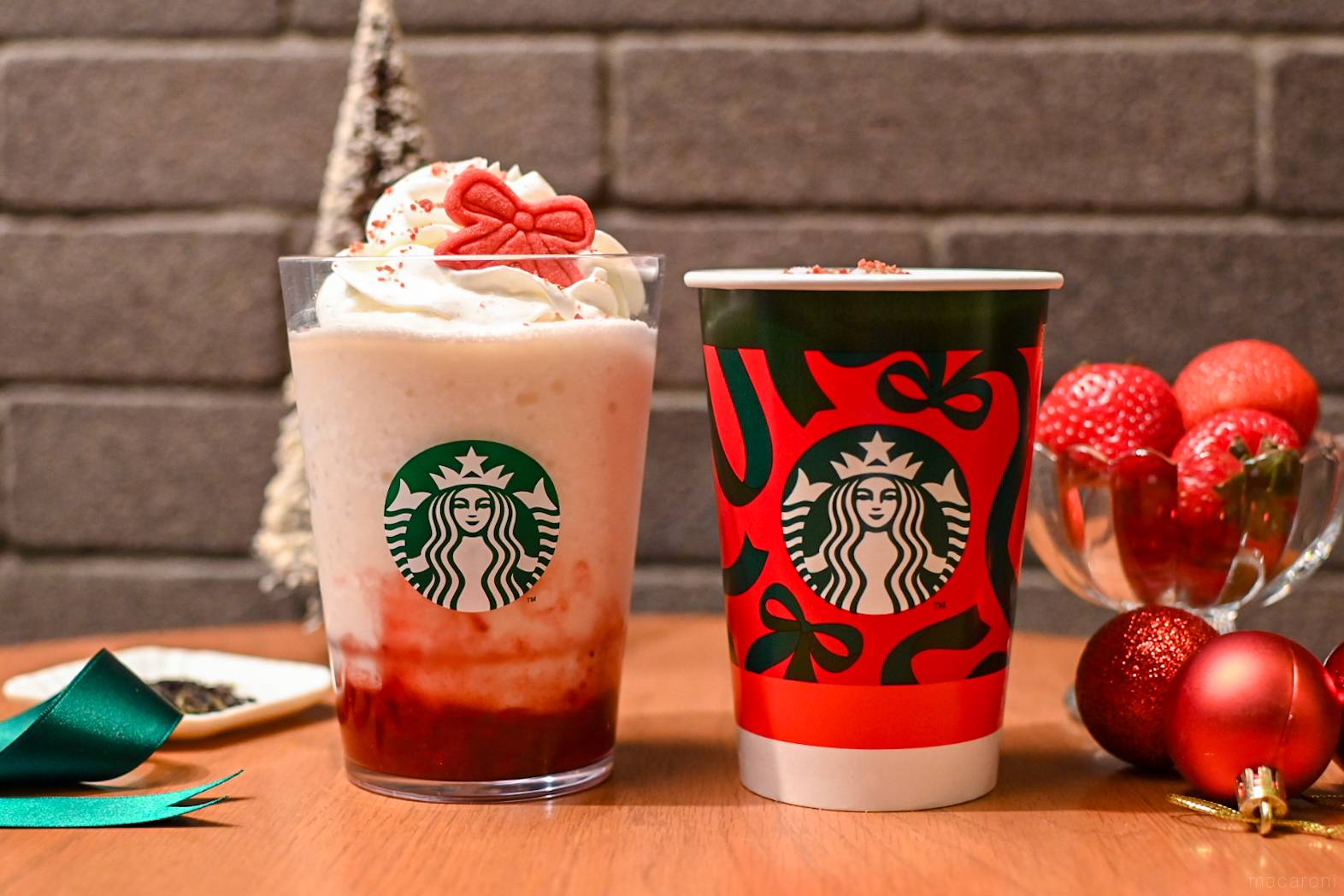スタバ新作「ジョイフルメドレー」のティーラテ！ストロベリーテイスト