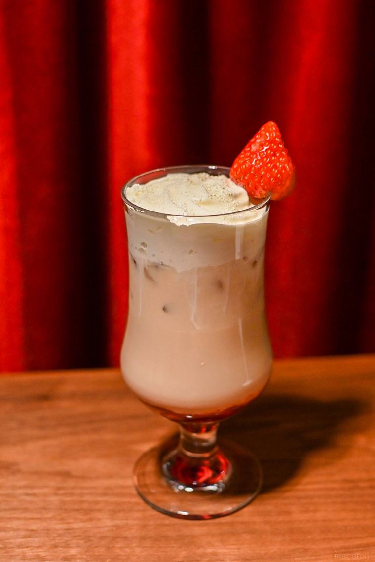 ドリンクを正面から