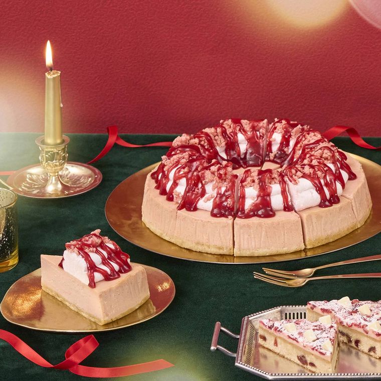 ケーキのアップ