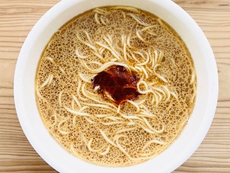 一蘭とんこつ釜だれを作った様子